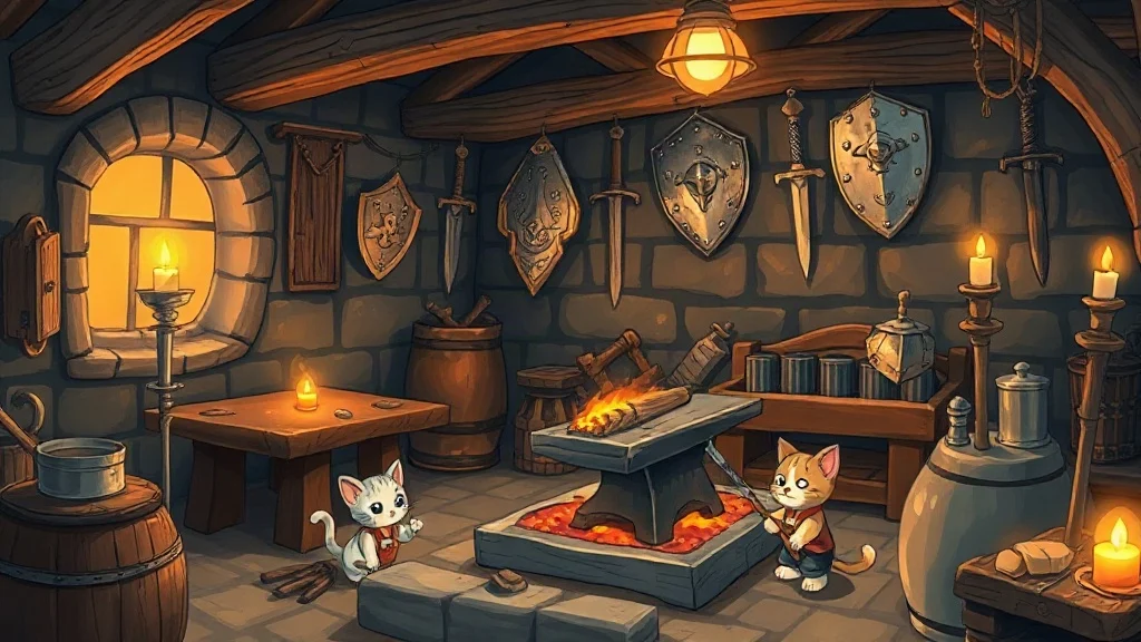 Cat Blacksmith Crafting Tycoon Apk